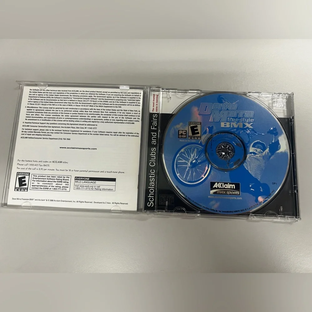Vintage Dave Mirra Freestyle BMX (PC, 2000, Acclaim)